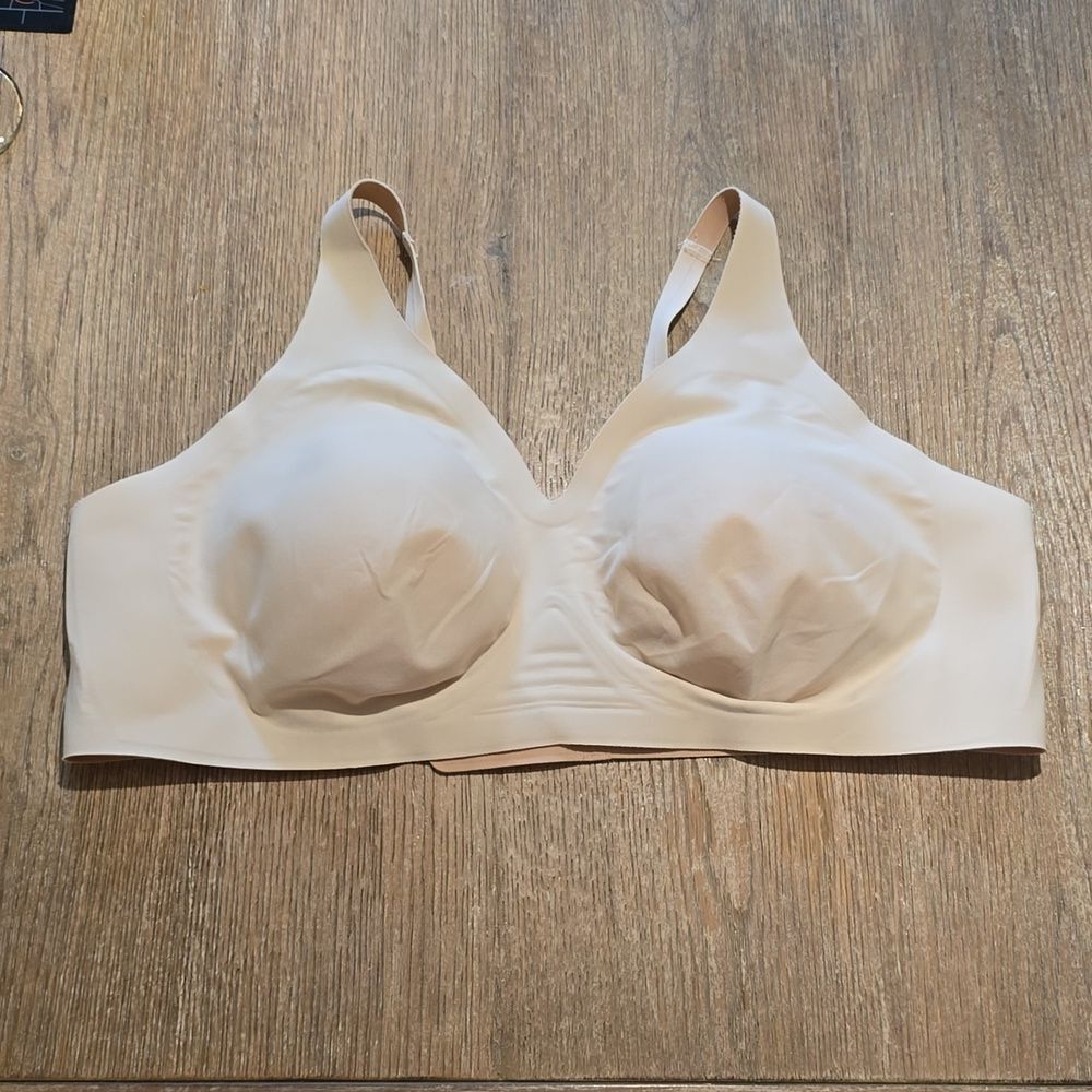 KNIX Revolution V-Neck Seamless Wireless Bra Tan XXXXL‎